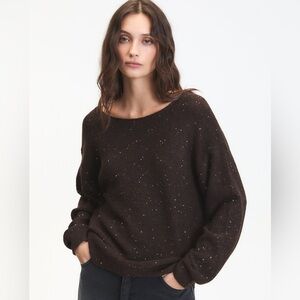 Deluc Catalpa V-Neck Sweater- Size Large- NWT